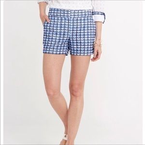 Vineyard Vines Ripple Eyelet Gingham Shorts